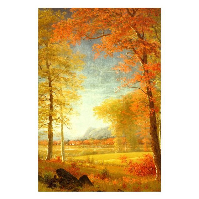 Wanddeko Küche Albert Bierstadt - Herbst in Oneida County, New York