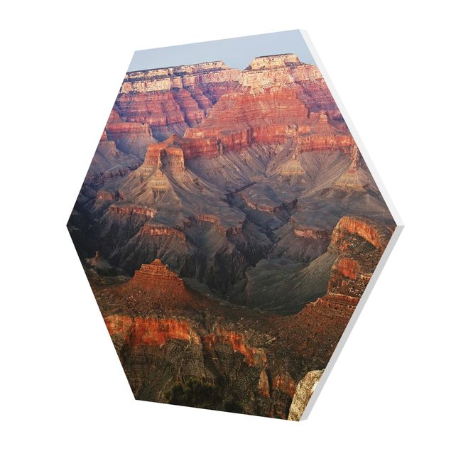 Bilder auf Hartschaumplatte Grand Canyon nach dem Sonnenuntergang