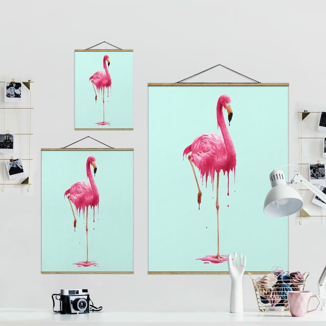Jonas Loose Bilder Schmelzender Flamingo