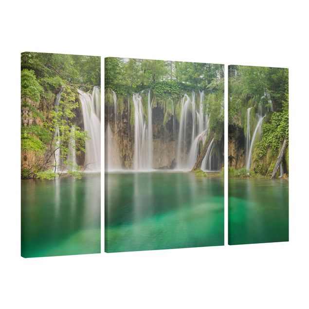 Wandbilder Landschaften Wasserfall Plitvicer Seen