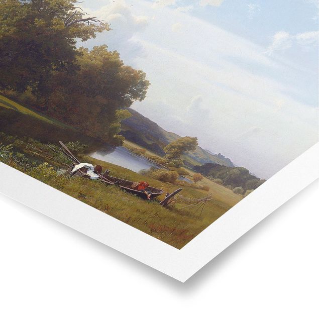 Kunstdrucke Poster Albert Bierstadt - Flusslandschaft