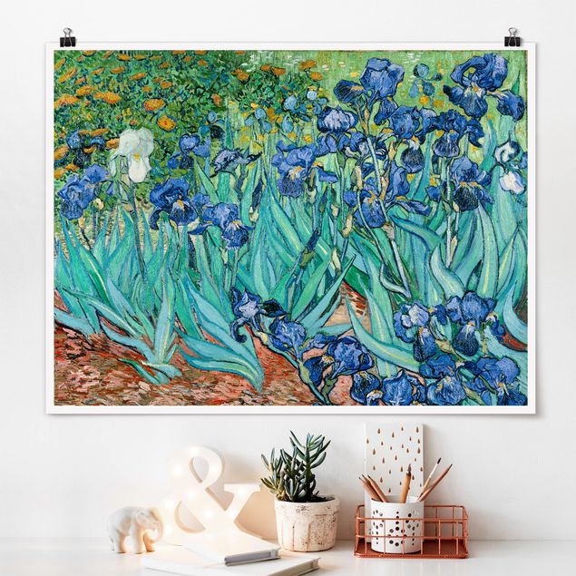 Wanddeko Küche Vincent van Gogh - Iris
