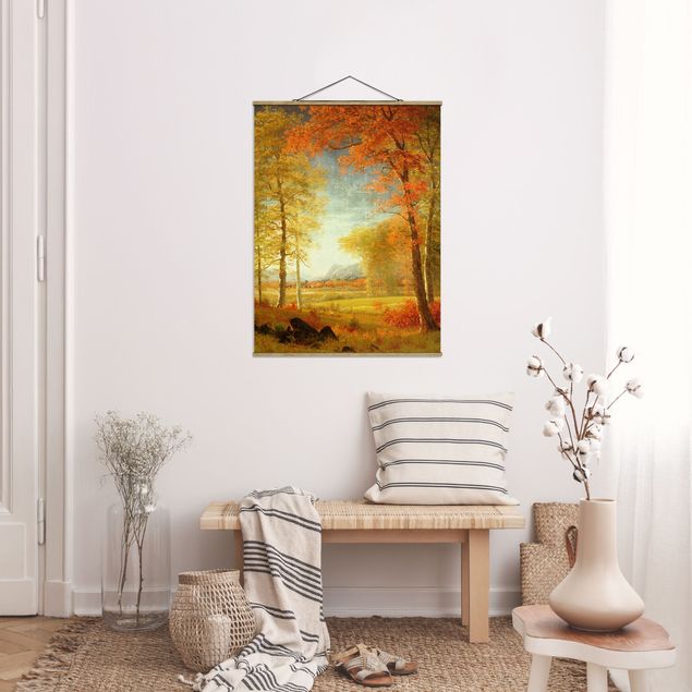 Romantik Bilder Albert Bierstadt - Herbst in Oneida County, New York