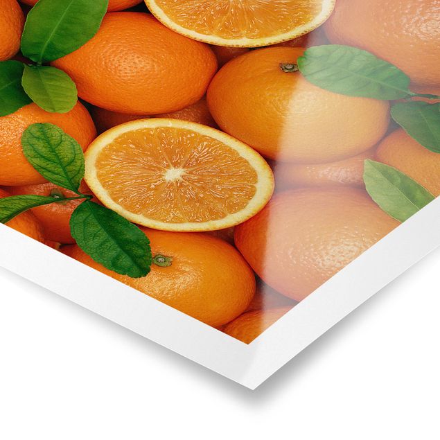 Poster kaufen Saftige Orangen