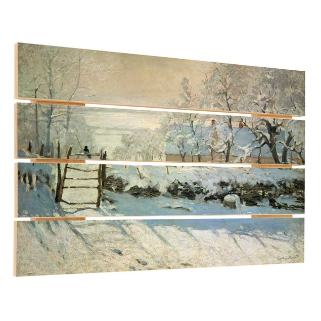 Monet Bilder Claude Monet - Die Elster