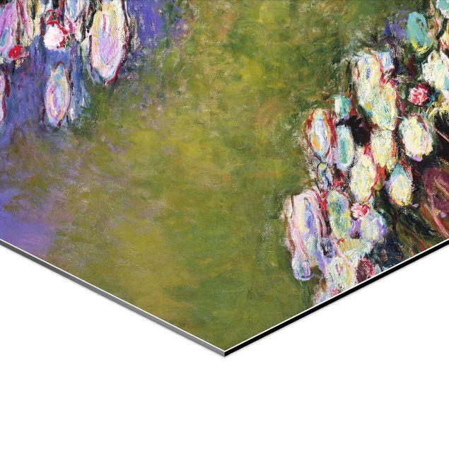 Wandbilder Lila Claude Monet - Seerosen Set
