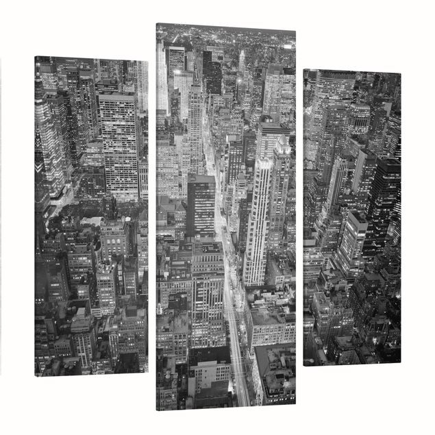 Leinwand schwarz-weiß Midtown Manhattan II