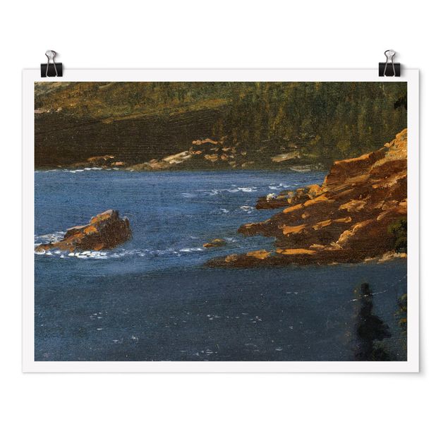Wandbilder Landschaften Albert Bierstadt - California Coast