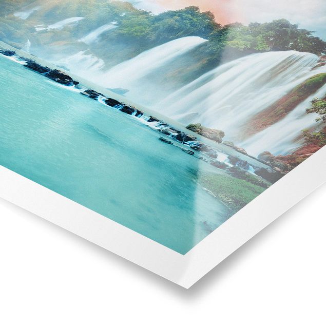 Wandbilder Natur Wasserfallpanorama