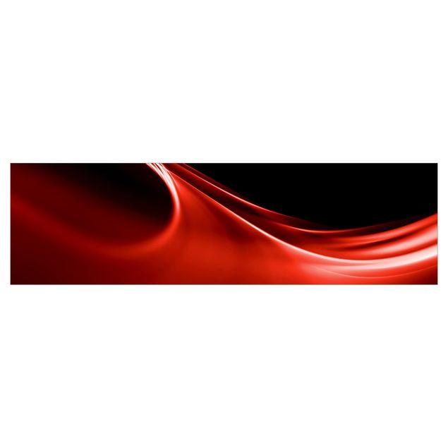 Küchenrückwand - Red Wave