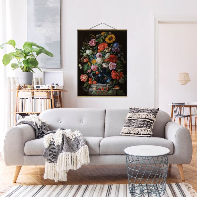 Kunststile Jan Davidsz de Heem - Glasvase mit Blumen