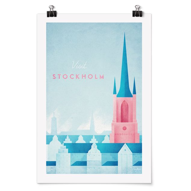 Kunstdrucke Poster Reiseposter - Stockholm