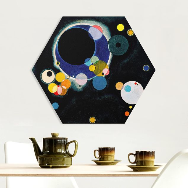 Wanddeko Küche Wassily Kandinsky - Skizze Kreise