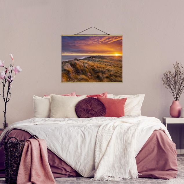 Wandbilder Landschaften Sonnenaufgang am Strand auf Sylt