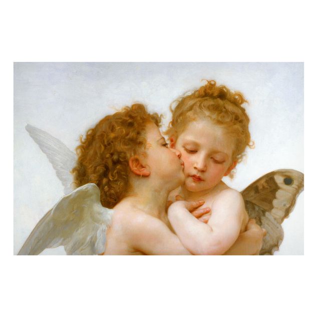 Wanddeko Küche William Adolphe Bouguereau - Der erste Kuss