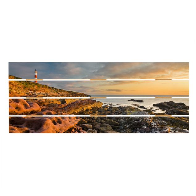 Rainer Mirau Bilder Tarbat Ness Meer & Leuchtturm bei Sonnenuntergang