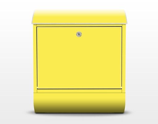 Design Briefkasten Colour Lemon Yellow