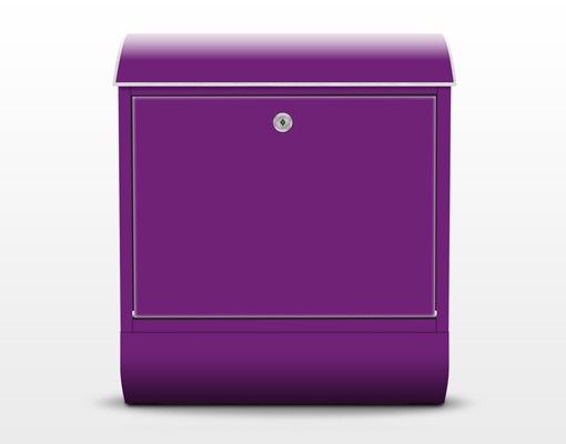 Briefkasten Design Colour Purple