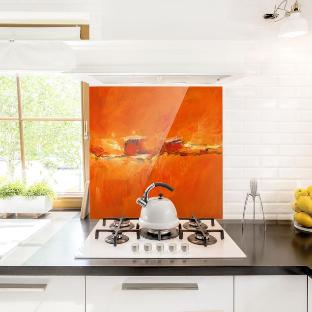 Küchenspiegel Glas Petra Schüßler - Komposition in Orange