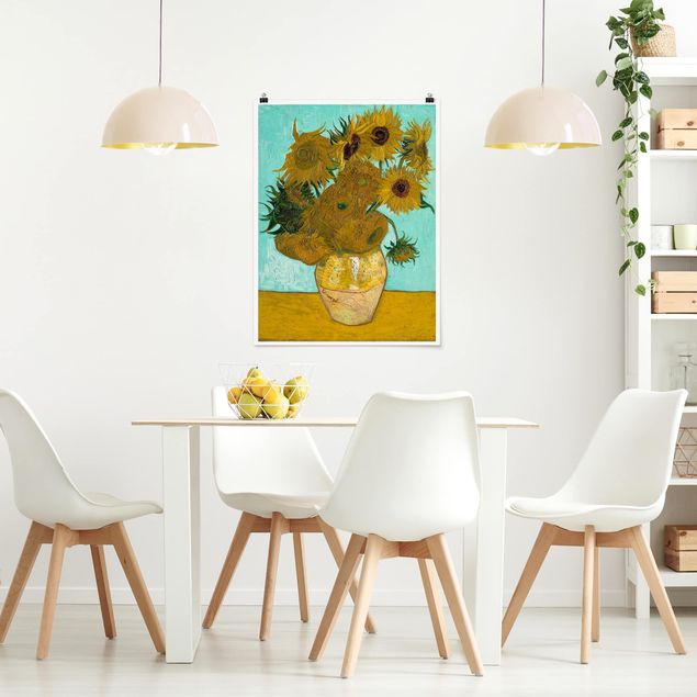 Bilder Impressionismus Vincent van Gogh - Vase mit Sonnenblumen
