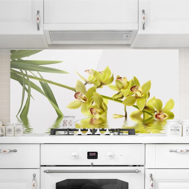 Wanddeko Küche Elegant Orchid Waters