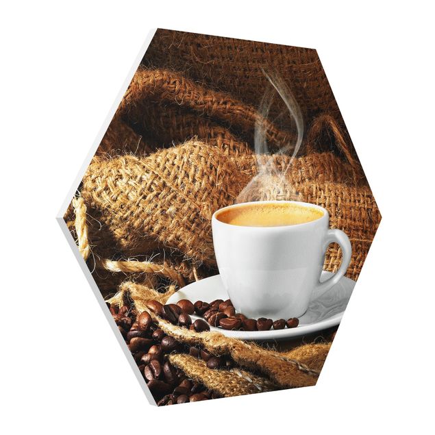 Foto auf Hartschaumplatte Kaffee am Morgen
