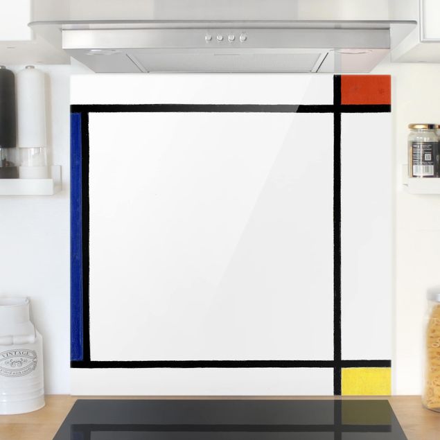 Küchen Deko Piet Mondrian - Komposition III