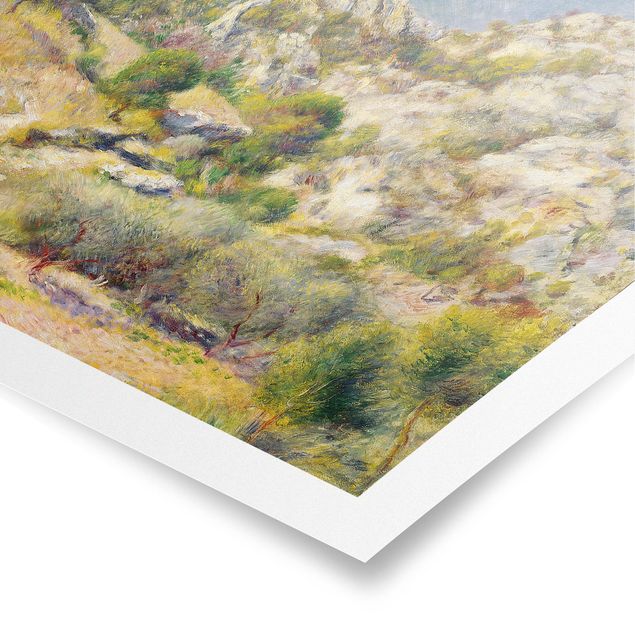 Wandbilder Landschaften Auguste Renoir - Felsen bei Estaque