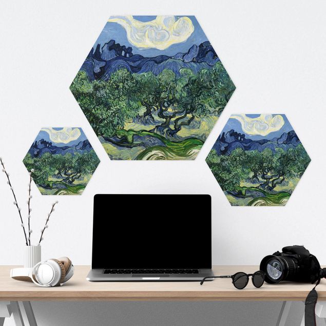 Wandbilder Natur Vincent van Gogh - Olivenbäume