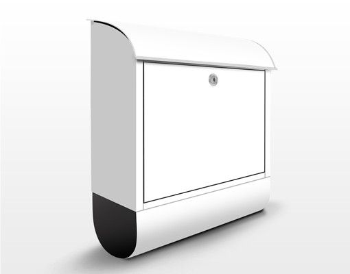 Briefkasten modern Colour White