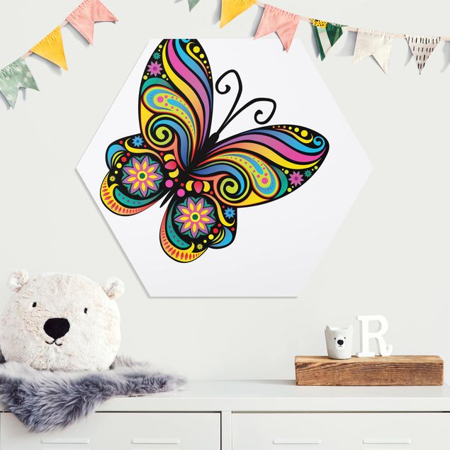 Wandbilder Schmetterlinge No.BP22 Mandala Schmetterling
