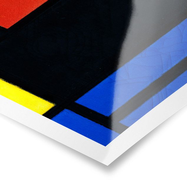 Wandbilder Kunstdrucke Piet Mondrian - Tableau No. 1