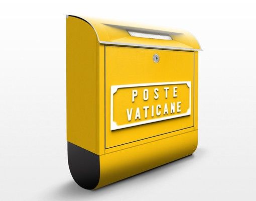 Briefkästen Gelb Briefkasten im Vatikan