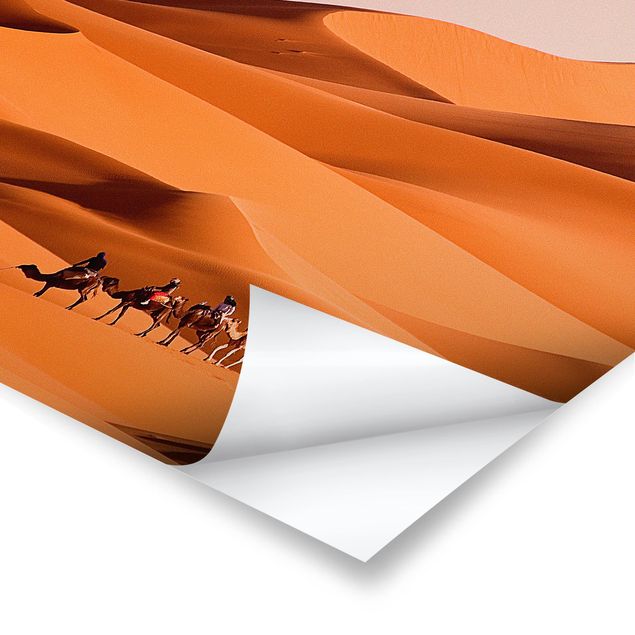 Wandbilder Orange Namib Desert