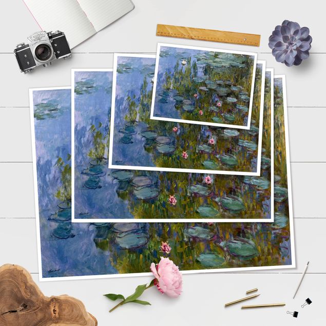 Wandbilder Lila Claude Monet - Seerosen (Nympheas)