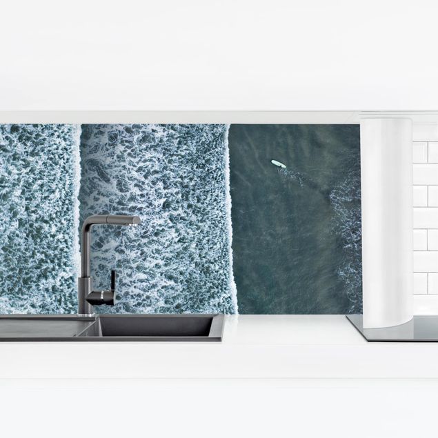 Küchenrückwand Folie selbstklebend Luftbild - Der Herausforderer