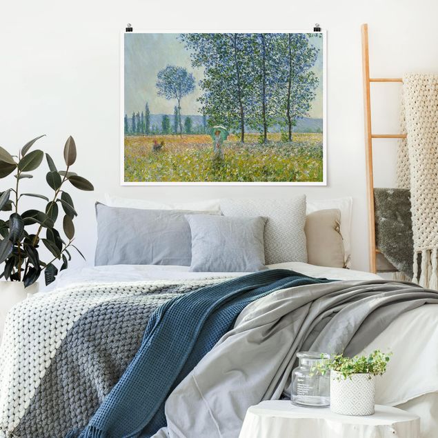Impressionismus Bilder kaufen Claude Monet - Felder im Frühling