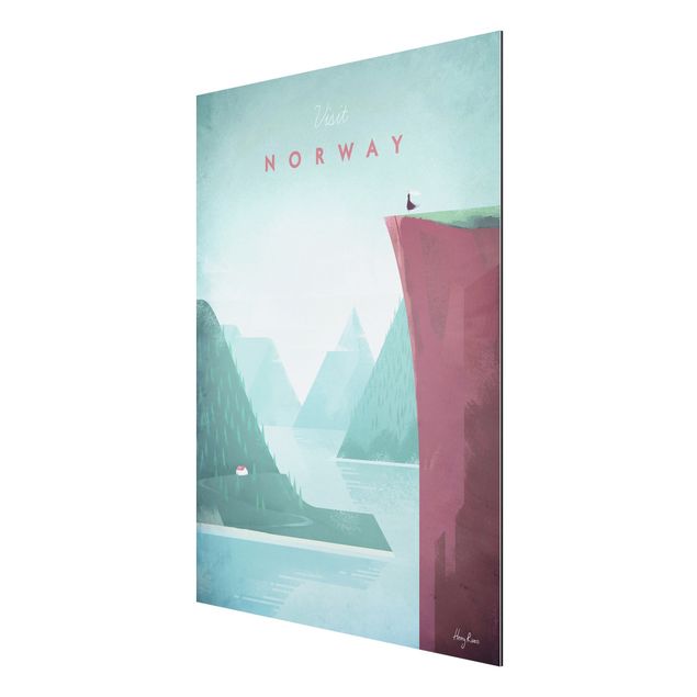 Wandbilder Landschaften Reiseposter - Norwegen