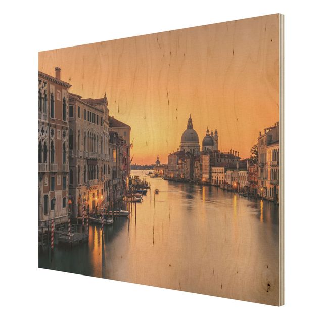 Holzbilder Goldenes Venedig