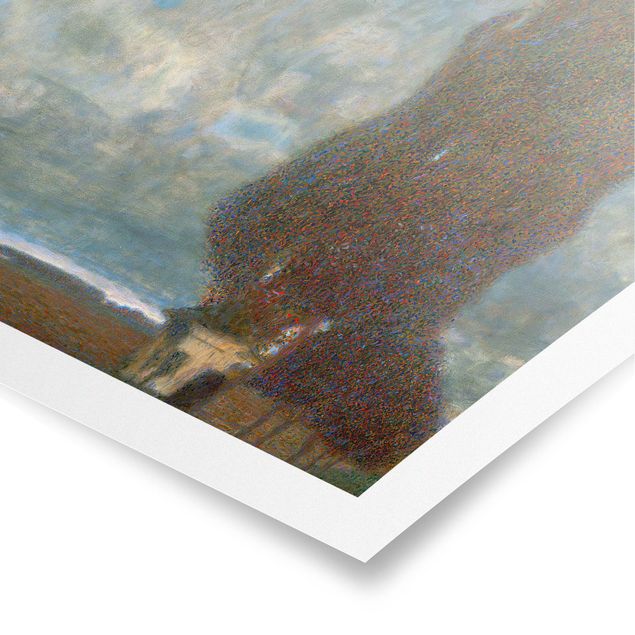 Wandbilder Landschaften Gustav Klimt - Die große Pappel II