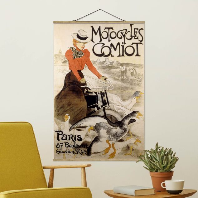 Küche Dekoration Théophile-Alexandre Steinlen - Werbeplakat für Motorcycles Comiot