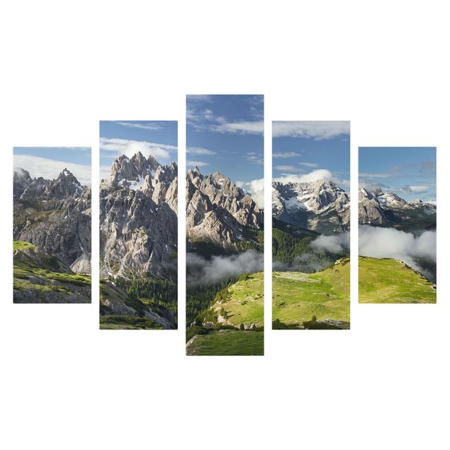 Natur Leinwand Italienische Alpen