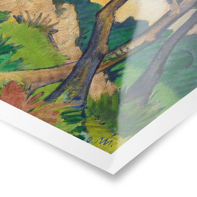 Poster Natur Otto Mueller - Landschaft