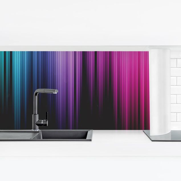 Küchenrückwand Folie selbstklebend Rainbow Display I