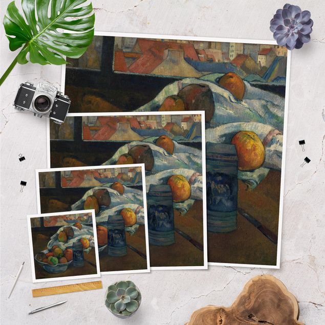 Wandbilder Blau Paul Gauguin - Obstschale