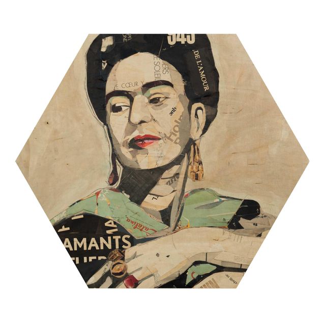 Kunstdrucke kaufen Frida Kahlo - Collage No.4