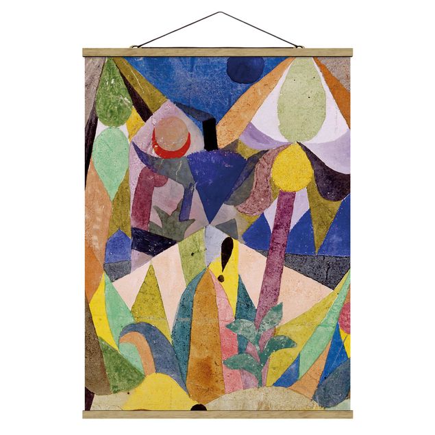 Wandbilder Kunstdrucke Paul Klee - Mildtropische Landschaft