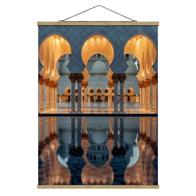 Wandbilder Spirituell Reflexionen in der Moschee