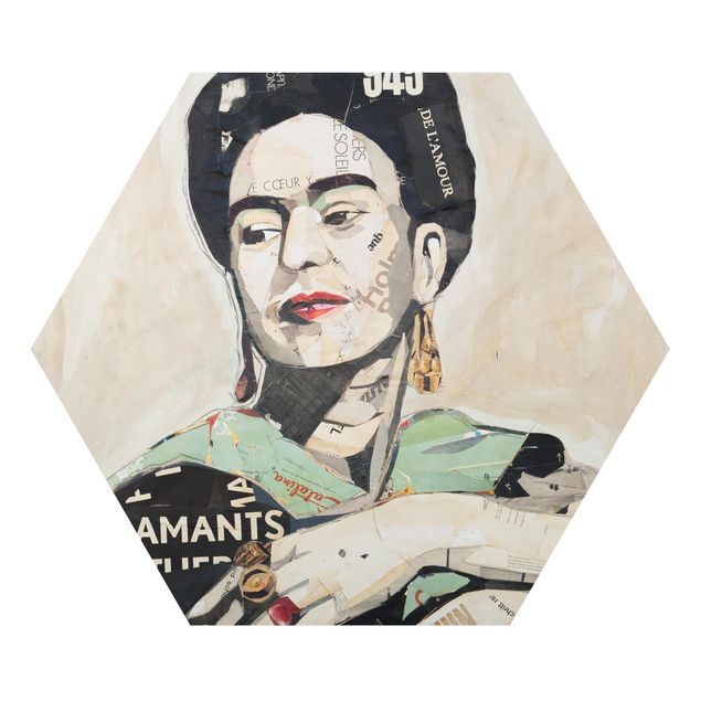 Frida Kahlo Wandbild Frida Kahlo - Collage No.4