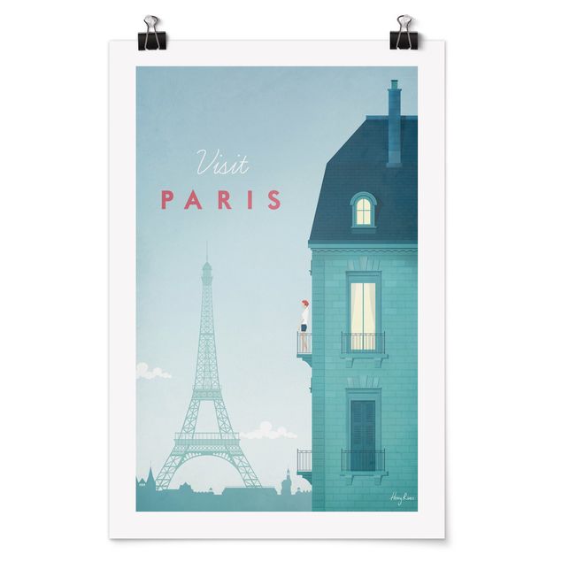 Wandbilder Architektur & Skyline Reiseposter - Paris